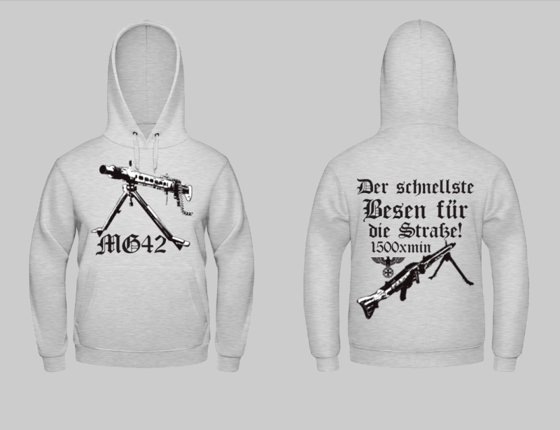 MG 42 Der schnellste Besen für die Straße Kapuzenpullover