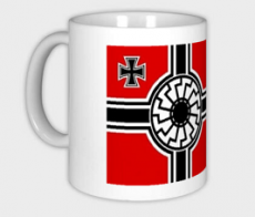 Schwarze Sonne Reichskriegsflagge - Tasse