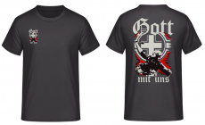 Gott mit uns Wehrmacht Soldat Balkenkreuz T-Shirt