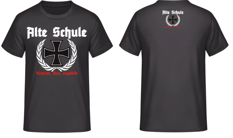 Alte Schule Eisernes Kreuz T-Shirt