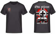 Panzerlied Obs stürmt oder schneit T-Shirt