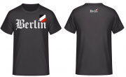 Berlin (Wunschdruck möglich) schwarz weiss rot T-Shirt