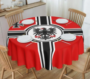 Reichskriegsflagge Wehrmacht Tischdecke rund