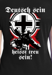 Deutsch sein heisst treu sein T-Shirt Größe L, XXL, 3XL