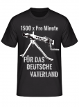 MG 42 1500 x pro Minute für das Deutsche Vaterland T-Shirt Größe 3XL