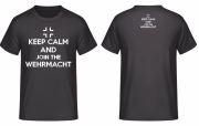 Keep Calm and Join the Wehrmacht T-Shirt Größe 5XL