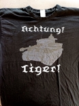 Achtung Tiger Panzer Größe XXL