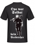 Opa war Soldat kein Verbrecher T-Shirt Größe L