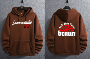 Auch ohne Sonne braun Sonnenstudio 88 Kapuzenpullover braun