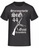 Sturmgewehr StG 44 Gastfreundlich T-Shirt Größe XXL