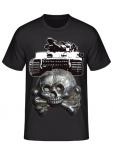 Tiger Panzer Totenkopf T-Shirt Größe L