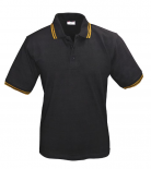 Poloshirt Gold Streifen Größe M