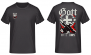 Gott mit uns Wehrmacht Soldat Balkenkreuz T-Shirt